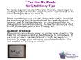 I Can Use My Words Scripted Story Tips PowerPoint PPT Presentation