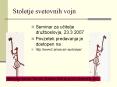Stoletje svetovnih vojn PowerPoint PPT Presentation