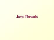 Java Threads
