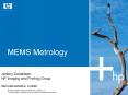 MEMS Metrology PowerPoint PPT Presentation