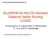 6LoWPAN Ad Hoc On-Demand Distance Vector Routing (LOAD)
