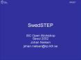 SwedSTEP PowerPoint PPT Presentation