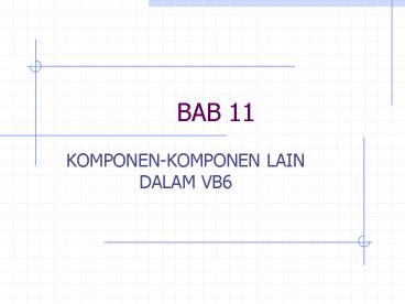 BAB 11