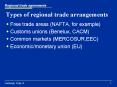Types of regional trade arrangements PowerPoint PPT Presentation