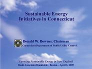 Sustainable Energy Initiatives in Connecticut
