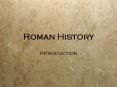 Roman History PowerPoint PPT Presentation