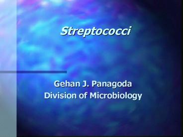 Streptococci