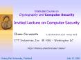 Graduate Course on Cryptography and Computer Security Invited Lecture on Computer Security PowerPoint PPT Presentation