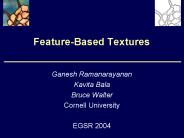 Feature-Based Textures