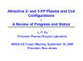 Attractive 2- and 3-FP Plasma and Coil Configurations  PowerPoint PPT Presentation