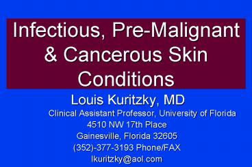 Louis Kuritzky, MD