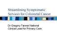 Streamlining Symptomatic Services for Colorectal Cancer PowerPoint PPT Presentation