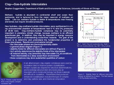 ClayGashydrate Intercalates