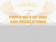 PPPFA NO 5 OF 2000 AND REGULATIONS