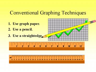 Conventional Graphing Techniques