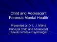 Child and Adolescent Forensic Mental Health PowerPoint PPT Presentation