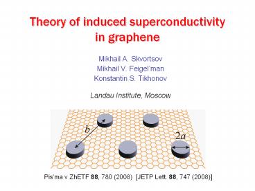 Theory%20of%20induced%20superconductivity%20in%20graphene