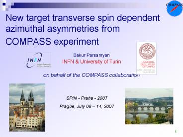 New target transverse spin dependent azimuthal asymmetries from COMPASS experiment