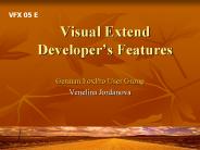 Visual Extend Developer