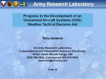 UAS Weather TDA - WIDA presentation