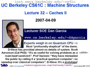 Experts weigh in on Quantum CPU ? Most 