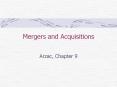 Mergers and Acquisitions PowerPoint PPT Presentation