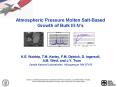 Atmospheric Pressure Molten Salt-Based Growth of Bulk III-N PowerPoint PPT Presentation