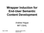 Wrapper Induction for End-User Semantic Content Development