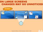ON LARGE SCREENS