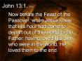 John 13:1, ESV PowerPoint PPT Presentation