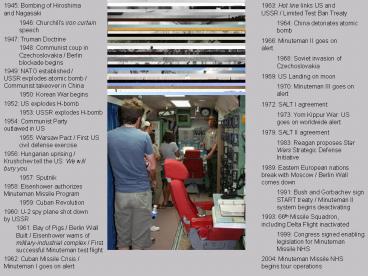 1945: Bombing of Hiroshima and Nagasaki