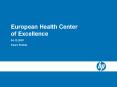 European Health Center of Excellence PowerPoint PPT Presentation