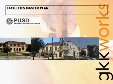 FACILITIES MASTER PLAN