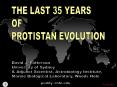 THE LAST 35 YEARS PowerPoint PPT Presentation