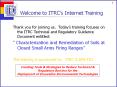 Welcome to ITRCs Internet Training PowerPoint PPT Presentation