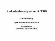 Authoritative-only%20server%20