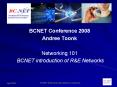 BCNET Conference 2008 PowerPoint PPT Presentation