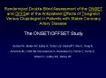 Randomized Double-Blind Assessment of the ONSET and OFFSet of the Antiplatelet Effects of Ticagrelor Versus Clopidogrel in Patients with Stable Coronary Artery Disease: PowerPoint PPT Presentation