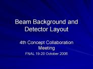 Beam Background and Detector Layout