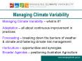 Managing Climate Variability PowerPoint PPT Presentation
