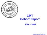 CMT Cohort Report