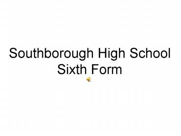 Southborough High School Sixth Form