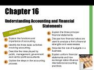 Understanding Accounting and Financial Statements