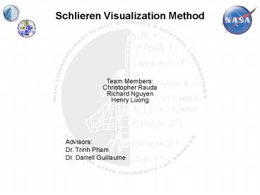 Schlieren Visualization Method