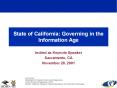 State of California: Governing in the Information Age PowerPoint PPT Presentation