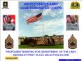 PROPONENT%20BRIEFING%20FOR%20DEPARTMENT%20OF%20THE%20ARMY%20SERGEANT%20FIRST%20CLASS%20SELECTION%20BOARD PowerPoint PPT Presentation