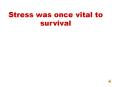 Stress was once vital to survival PowerPoint PPT Presentation