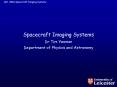 Spacecraft Imaging Systems PowerPoint PPT Presentation