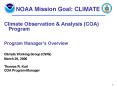 Climate Observation PowerPoint PPT Presentation