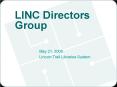 LINC Directors Group PowerPoint PPT Presentation